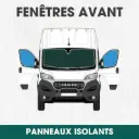 Panneaux isolants pour fenêtres de portes avant – Dodge ProMaster