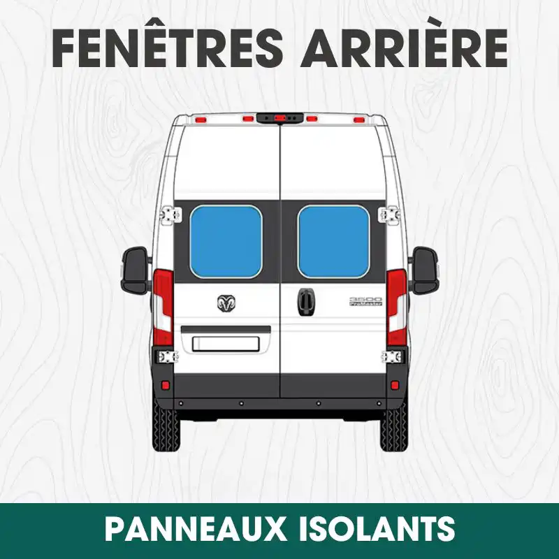 Couvre-fenêtres pour portes arrière – ProMaster (paire)