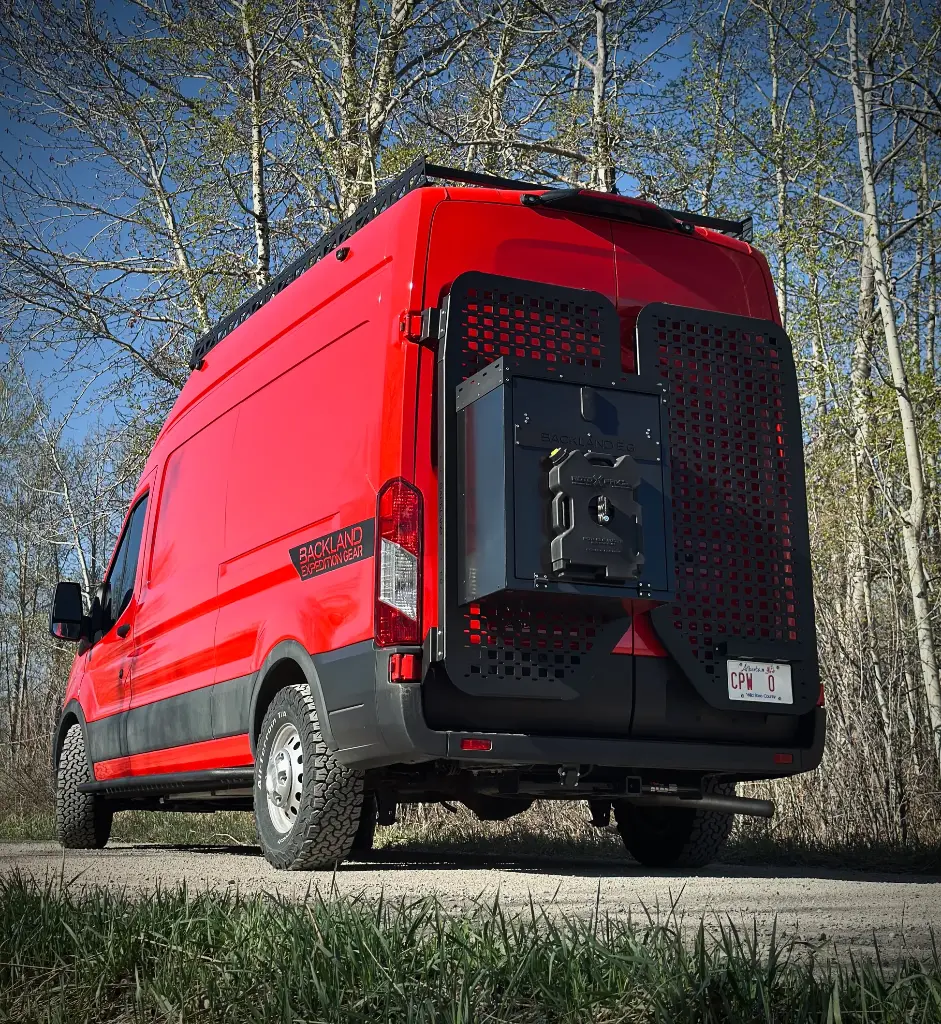 OX Rear Door Carrier - Ford Transit - BACKLAND EXPEDITION GEAR
