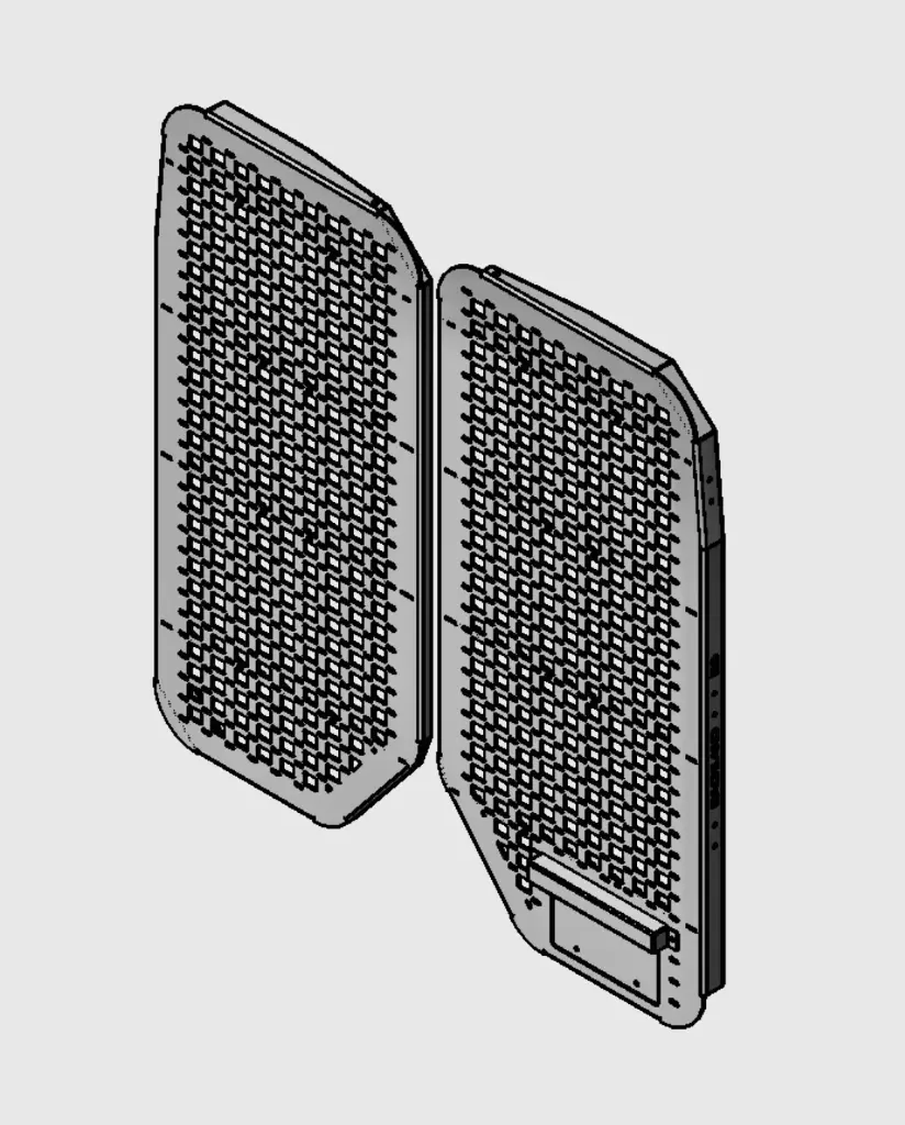 OX Rear Door Carrier - Ford Transit - BACKLAND EXPEDITION GEAR