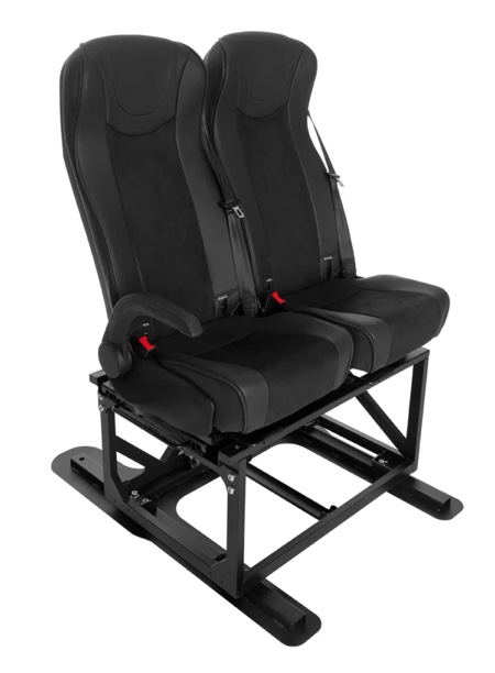 Double seat RAM03 DINETTE - VANEQUIPPED - TRANSPORT CANADA CERTIFIED 🇨🇦