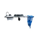Cutting Area / Paper Towel Holder/ Trash Bag Attachment - Camp Kitchen Portable Suction Cup Mount To Outside Of RV/ Camper Van - Sea sucker