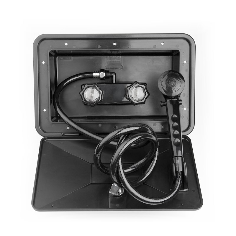 Exterior Shower Dura Faucet Black