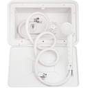 Exterior Shower Dura Faucet - White