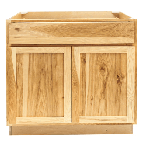 RV Sink Base Cabinet Rustic Hickory