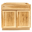 RV Sink Base Cabinet Rustic Hickory