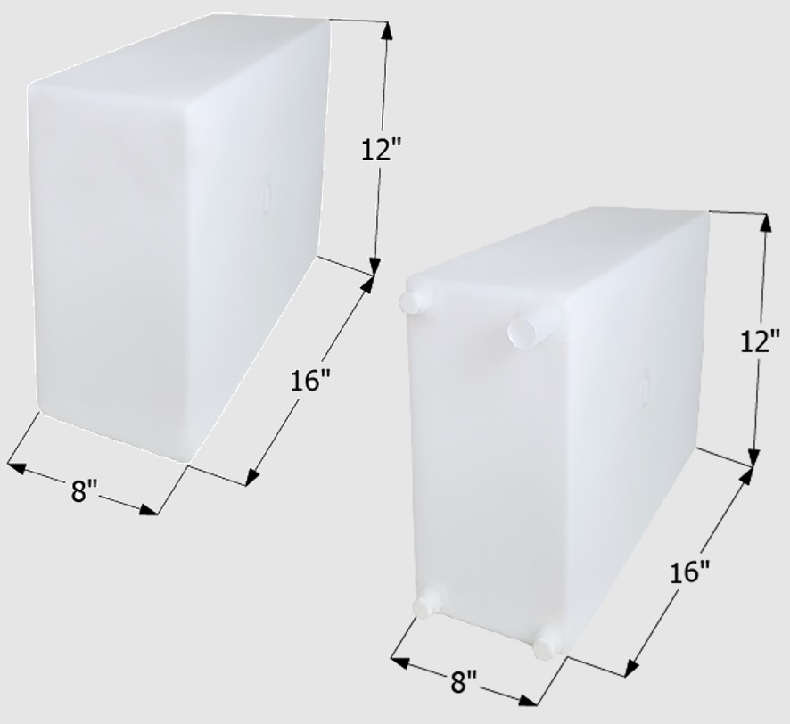 Fresh Water Tank WT2474 - 6 Gal.