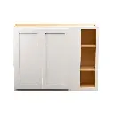 RV Blind Corner Wall Cabinet | Pure White