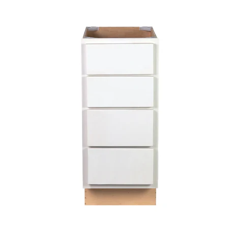 RV 4 Drawer Base Cabinet | Pure White