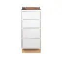 RV 4 Drawer Base Cabinet | Pure White