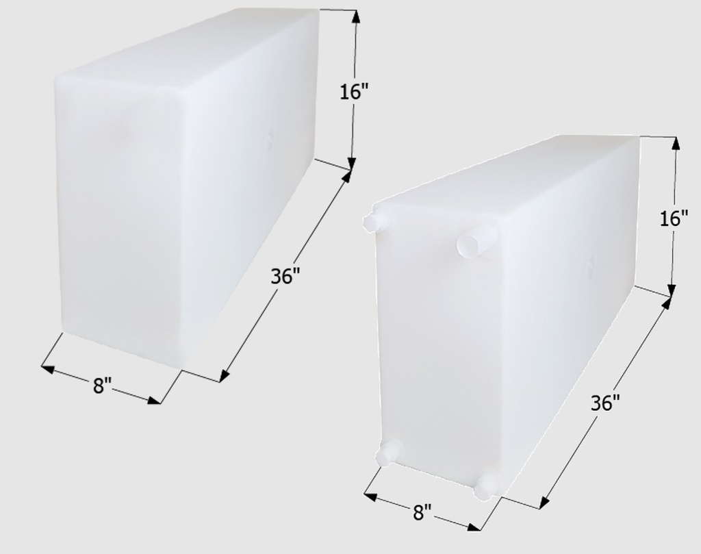 Fresh Water Tank WT2468 - 18 Gal.