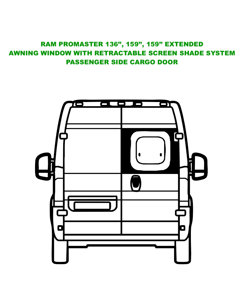 VWD Premium Awning Van Window ( RR314-AW )