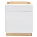 RV 3 Drawer Pots And Pans Base Cabinet | Pure White