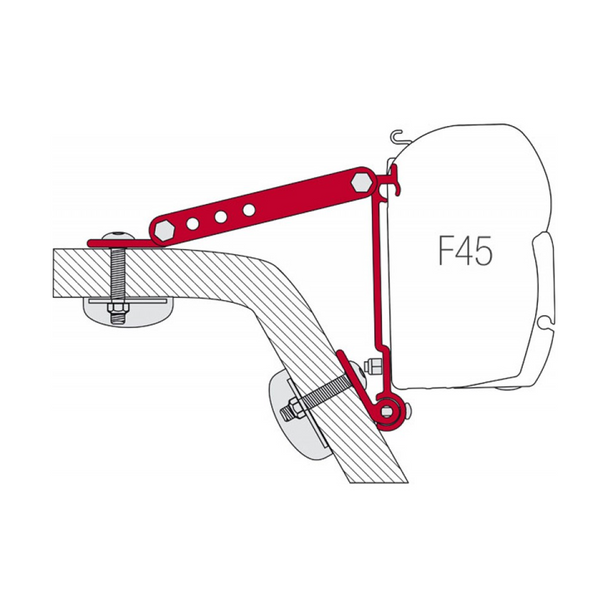 Universal Awning Adapter Bracket - Fiamma F45S - 98655-318