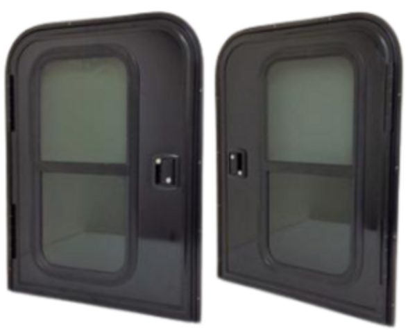 26″ Wide x 36″ Tall Driver and Passenger Side Teardrop RV Door FC09-FC10