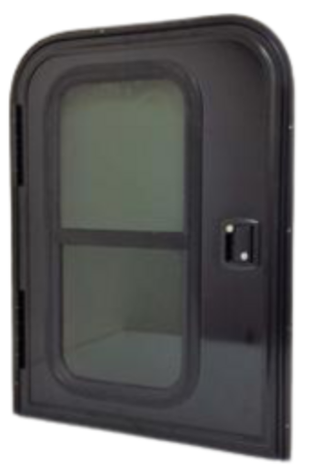 26″ Wide x 36″ Tall Driver Side Teardrop RV Door FC10 