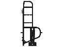 PROMASTER VAN REAR LADDER + TIRE CARRIER