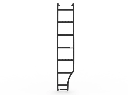 SPRINTER VAN SIDE LADDER | LOW ROOF WHEEL WRAP - FVCO