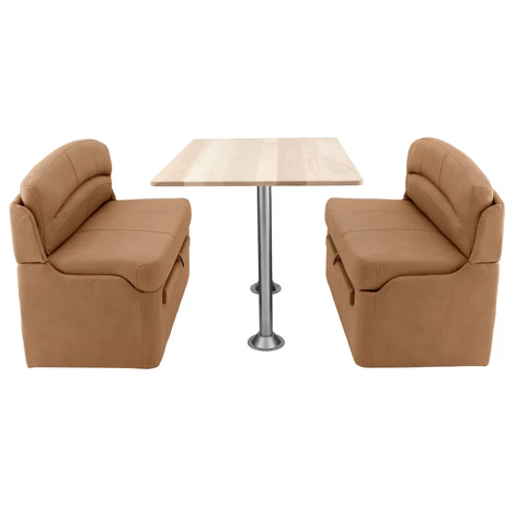 RV Dinette Booth with Table | 38" Sand