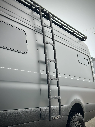 IBEX Series Side Ladder High Roof Sprinter Van - Aluminum - BACKLAND EXPEDITION GEAR