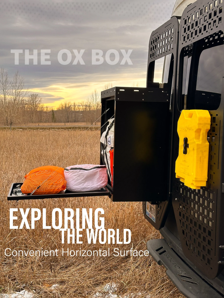 Boîte OX – Rangement arrière verrouillable Sprinter et Transit