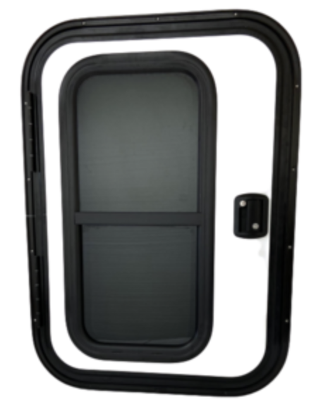 26″ Wide x 36″ Tall Driver Side Teardrop Door White Exterior FC14 