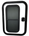 26″ Wide x 36″ Tall Driver Side Teardrop Door White Exterior FC14 