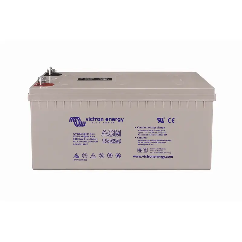 Victron Energy – 12V/220Ah Deep Cycle AGM Battery - Group 8D