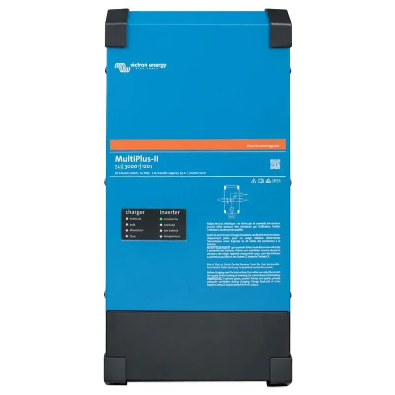 Victron Energy MultiPlus-II 24/3000/70-50 2x120V (UL certified) Inverter/Charger
