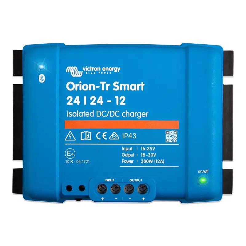 Chargeur de batterie CC-CC isolé Victron Energy Orion-Tr Smart 24/24-12A (280W) 