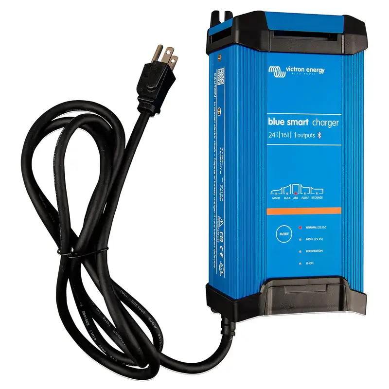 Victron Energy Blue Smart IP22 Charger 24V/16(1) 120V NEMA 5-15 - single output