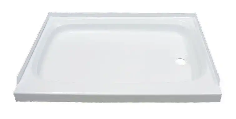 Shower Pan with Right Drain 
