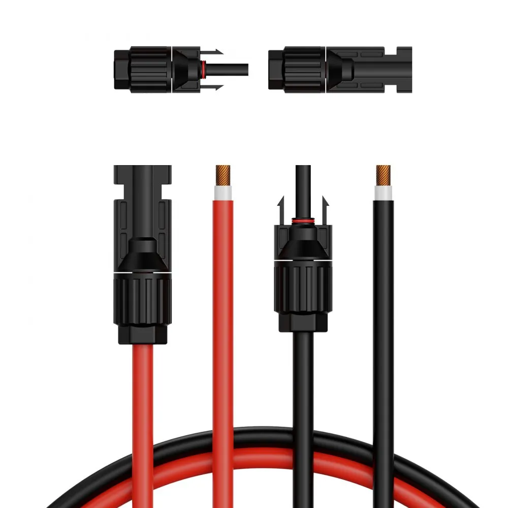 Solar Panel - PV cable #10 - 2 conductors M&F