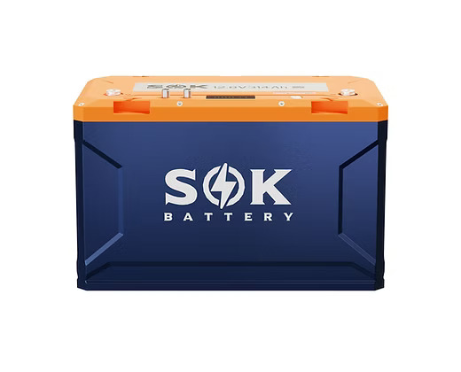 SOK – 12V 314AH Lithium Battery, Bluetooth, Self-Heating, with Victron Communication