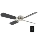 RV Ceiling Fan | 42" Black Brush Nickle | 12 Volt