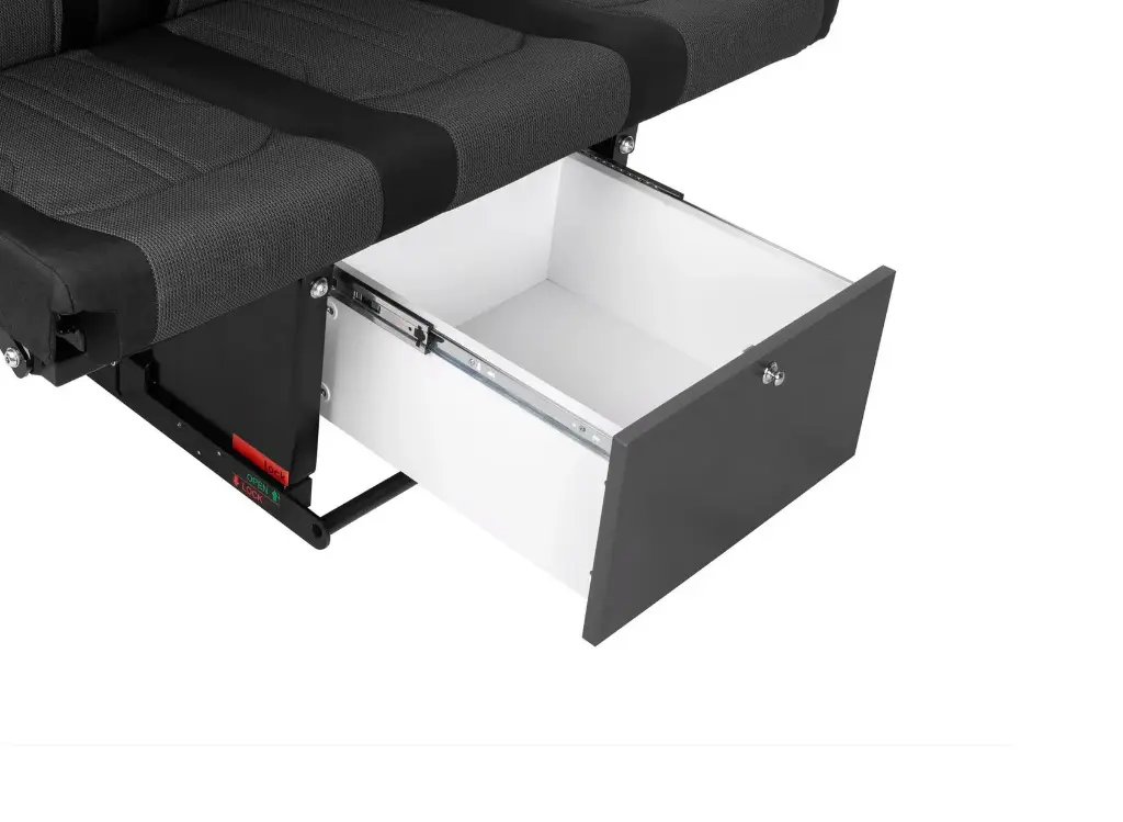 DRAWER FOR CAMPERVAN BED BENCH - VANEQUIPPED