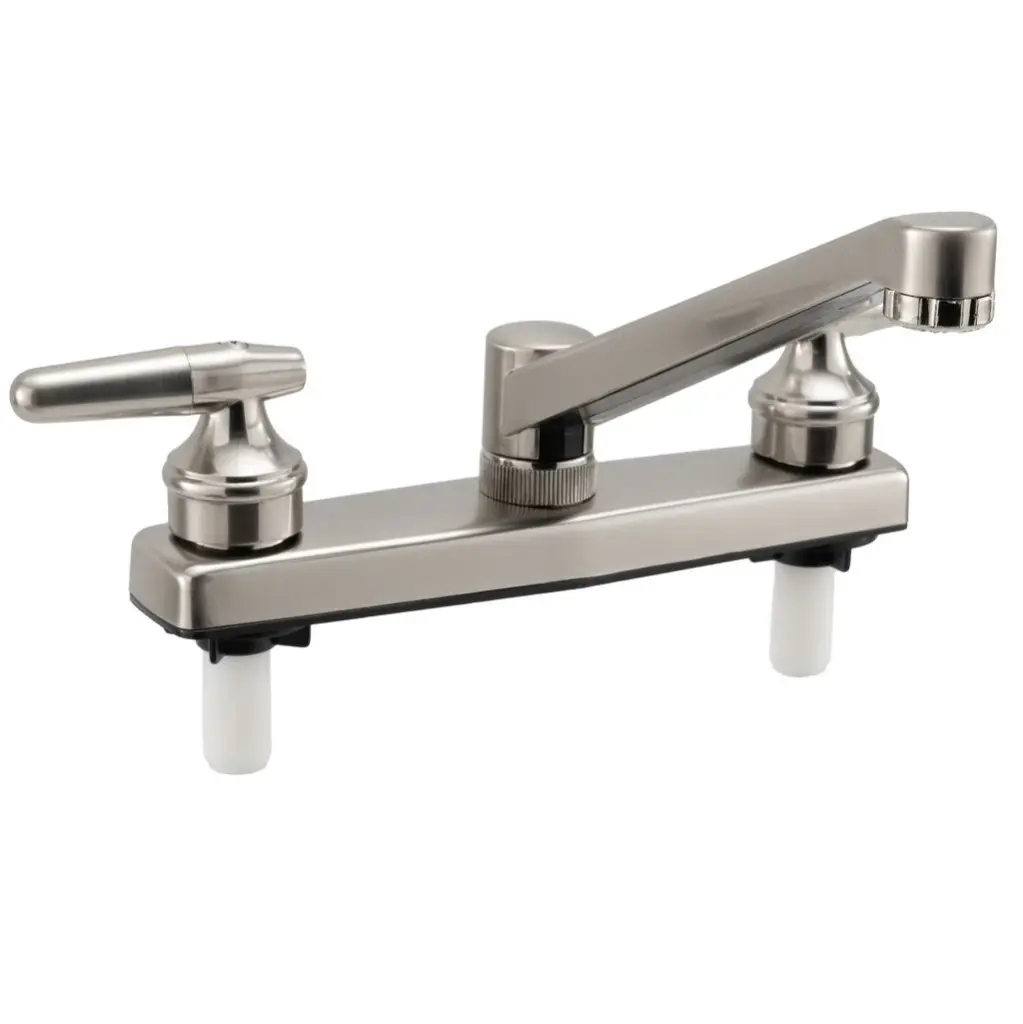 RV Kitchen Faucet | Two Handles | Chrome