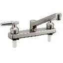 RV Kitchen Faucet | Two Handles | Chrome