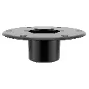 Heng’s Base de table RV sur pied | Montage encastré Noir & Chrome