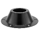 RV Table Pedestal Standard Round | Metal | Black and Chrome