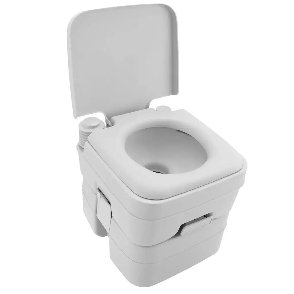 Heng's Camping Portable Toilet 5 Gallon | Gray