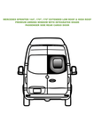 Awning window - Passenger Side Rear - MERCEDES SPRINTER - (SR119-AW)
