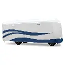 RV Covers - 5TH WHEEL ( White / Blue )