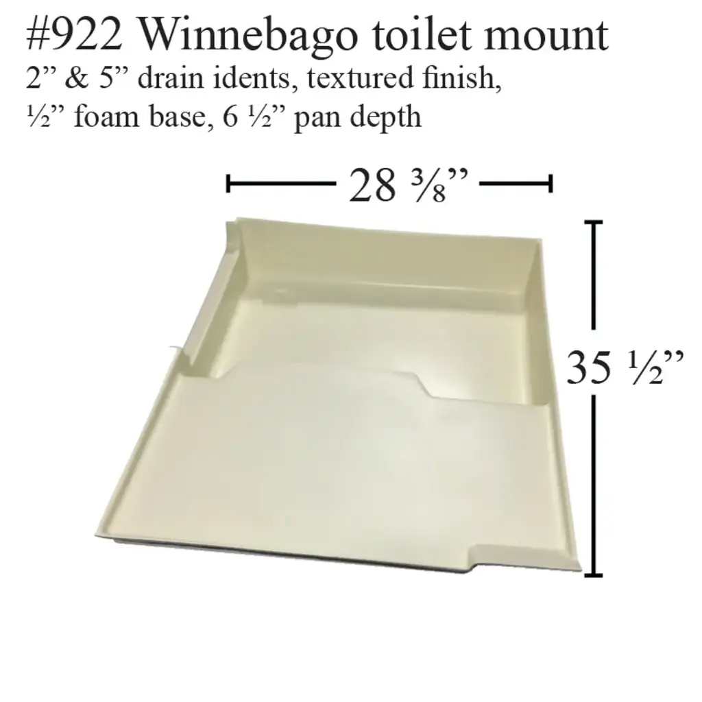 #922 Winnebago RV fiberglass shower pan