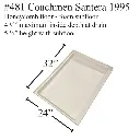 #481 Coachmen Santera RV fiberglass shower pan