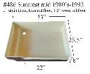 #486 Suncrest RV fiberglass shower pan