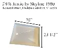 #448 Skyline RV fiberglass shower pan