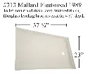 #313 Fleetwood RV fiberglass shower pan