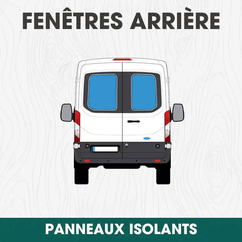 Rear Door Window Covers – Ford Transit (Pair)