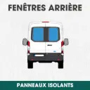 VanBlindz – Panneaux isolants pour fenêtres des portes arrière Ford Transit